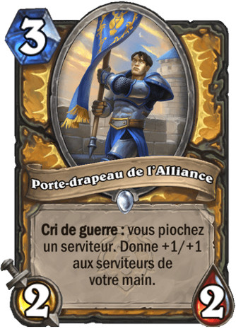 hearthstone, carte - Porte-drapeau de l'Alliance