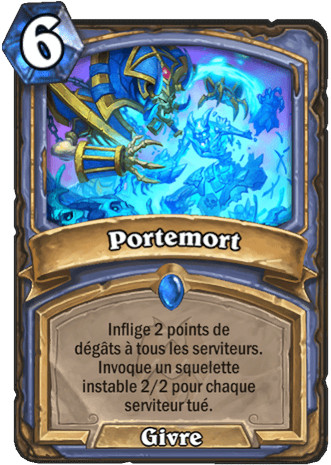 hearthstone, carte Portemort