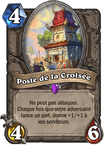 hearthstone, carte - Poste de la Crois�e