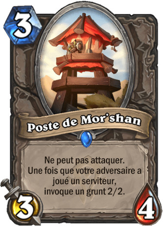 hearthstone, carte - Poste de Mor'shan