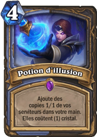 hearthstone, carte Potion d'illusion