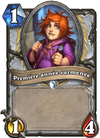 hearthstone, carte Premi�re ann�e surmen�e