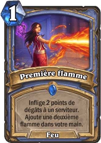 hearthstone, carte - Premi�re flamme