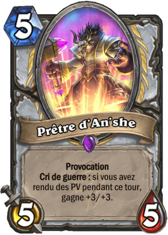 hearthstone, carte - Pr�tre d'An'she