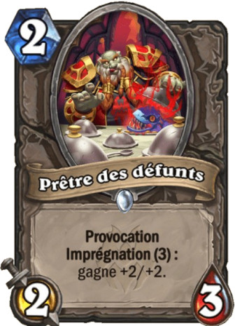 hearthstone, carte Pr�tre des d�funts