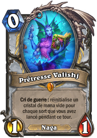 hearthstone, carte Pr�tresse Valishj