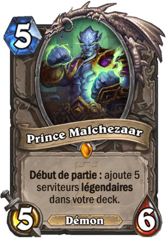 hearthstone, carte Prince Malchezaar