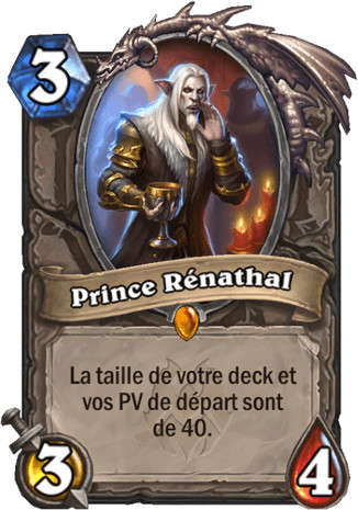 hearthstone, carte Prince R�nathal