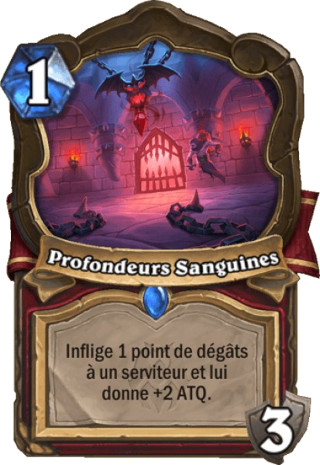 hearthstone, carte Profondeurs sanguines