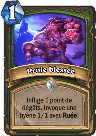 hearthstone, carte - Proie bless�e