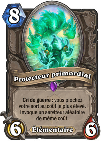 hearthstone, carte - Protecteur primordial