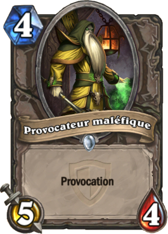 hearthstone, carte Provocateur mal�fique