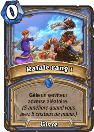 hearthstone, carte - Rafale rang 1