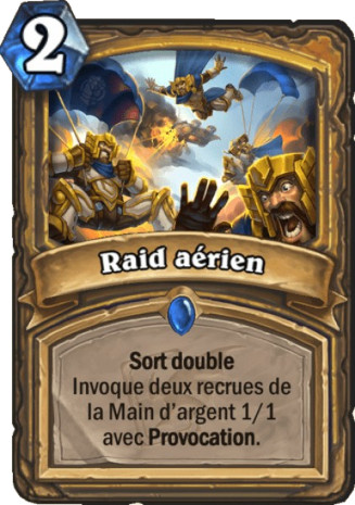 hearthstone, carte - Raid a�rien