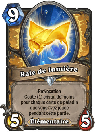 hearthstone, carte Raie de lumi�re