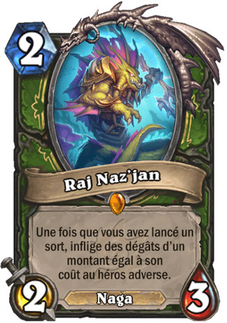 hearthstone, carte Raj Naz'jan