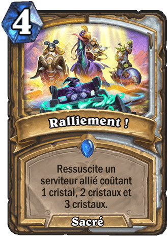 hearthstone, carte Ralliement !