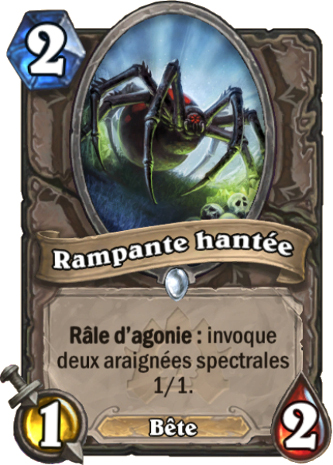 hearthstone, carte Rampante hant�e