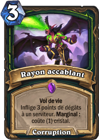 hearthstone, carte - Rayon accablant