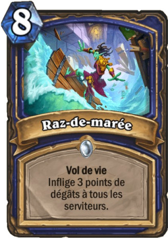 hearthstone, carte Raz-de-mar�e