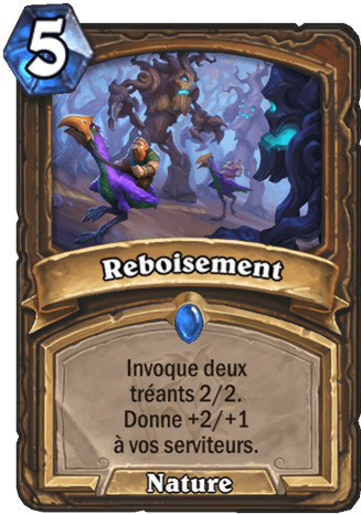 hearthstone, carte Reboisement