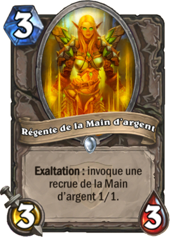 hearthstone, carte R�gente de la Main d'argent