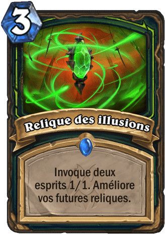 hearthstone, carte Relique des illusions