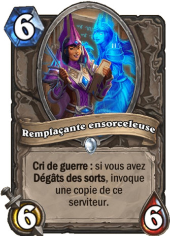 hearthstone, carte Remplacante ensorceleuse