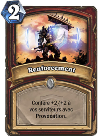 hearthstone, carte Renforcement