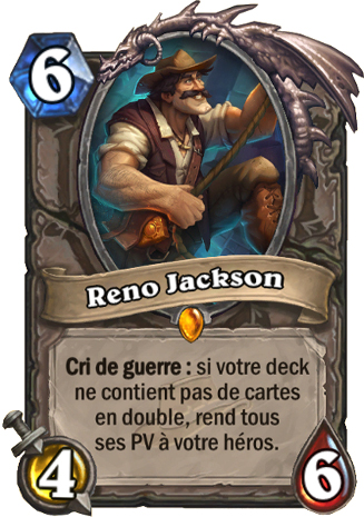 hearthstone, carte Reno Jackson