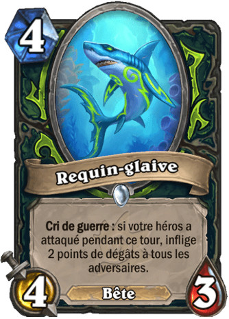 hearthstone, carte Requin-glaive