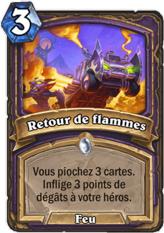 hearthstone, carte Retour de flammes