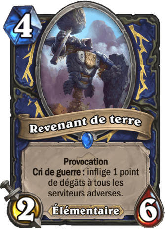 hearthstone, carte - Revenant de terre