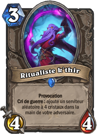 hearthstone, carte Ritualiste k'thir