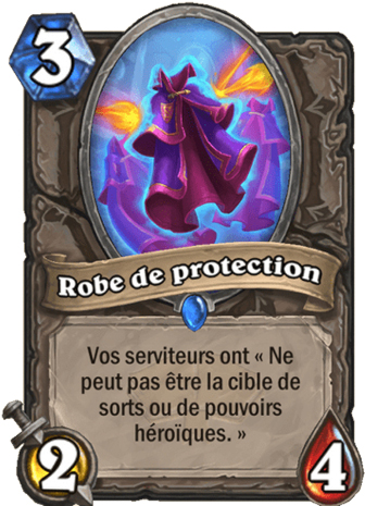 hearthstone, carte Robe de protection
