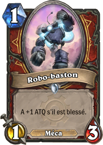 hearthstone, carte robot-baston