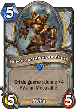 hearthstone, carte robot r�parateur am�lior�