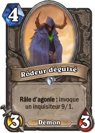 hearthstone, carte - R�deur d�guis�