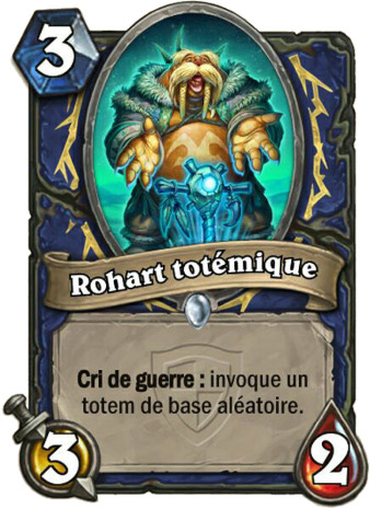 hearthstone, carte Rohart tot�mique