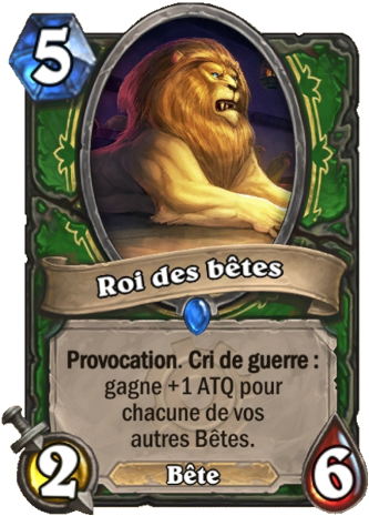hearthstone, carte roi des b�tes