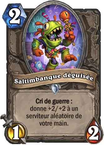 hearthstone, carte Saltimbanque d�guis�