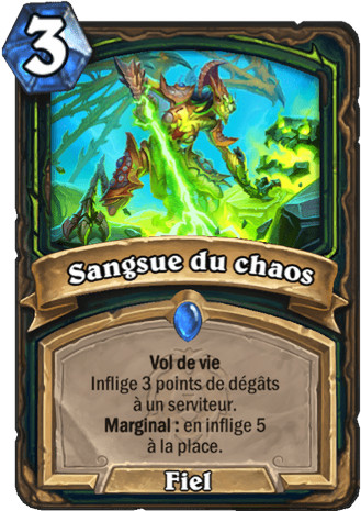hearthstone, carte - Sangsue du chaos