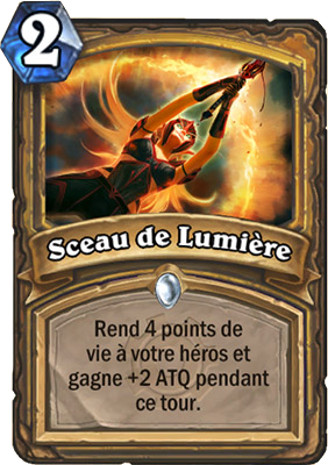 hearthstone, carte sceau de lumi�re