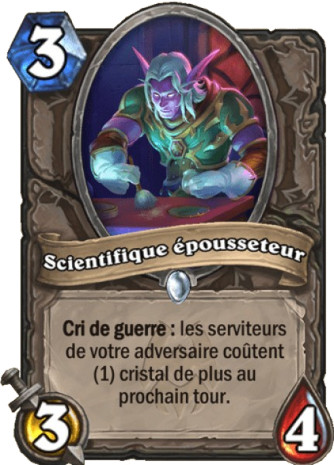 hearthstone, carte Scientifique �pousseteur