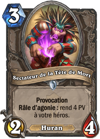 hearthstone, carte - Sectateur de la T�te de Mort