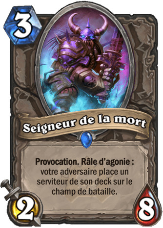 hearthstone, carte Seigneur de la mort