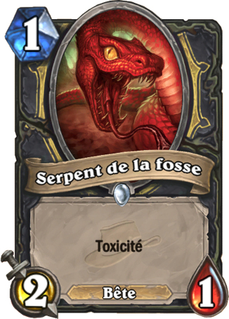 hearthstone, carte Serpent de la fosse