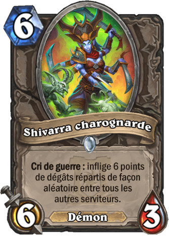 hearthstone, carte - Shivarra charognarde