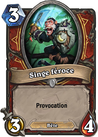 hearthstone, carte singe f�roce