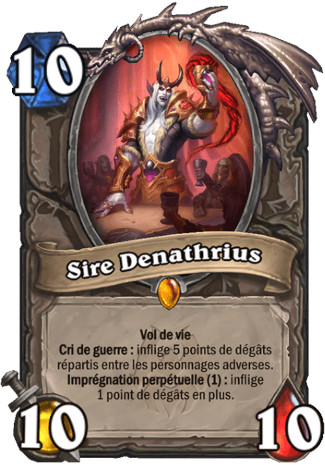 hearthstone, carte Sir Denathrius